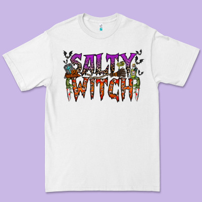 Salty Witch Premium Tee Designed By Racoondesign