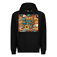 Black then sings my soul treble clef Premium Hoodie - JahusDesignShop