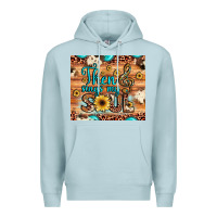 Blue Mist then sings my soul treble clef Premium Hoodie - JahusDesignShop