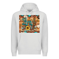 Dove Grey then sings my soul treble clef Premium Hoodie - JahusDesignShop
