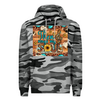 Slate Camo then sings my soul treble clef Premium Hoodie - JahusDesignShop