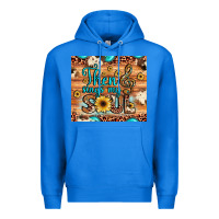 True Royal then sings my soul treble clef Premium Hoodie - JahusDesignShop