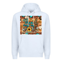 White then sings my soul treble clef Premium Hoodie - JahusDesignShop