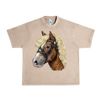 French Oak Haflinger Avelignese Horse Urban Heavy Tee - LillyAllenDesigns