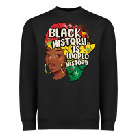 Black black history is world history Heavyweight Sweatshirt - MaliasSmallBusiness