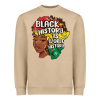 Mushroom black history is world history Heavyweight Sweatshirt - MaliasSmallBusiness