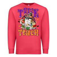 Cardinal Trick or teach Halloween Premium Sweatshirt - NancyCooperArtShop