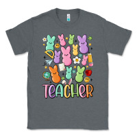 Charcoal Heather teacher bunny's Classic Tee - MaliasSmallBusiness