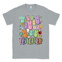 Heather Grey teacher bunny's Classic Tee - MaliasSmallBusiness