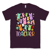 Plum teacher bunny's Classic Tee - MaliasSmallBusiness