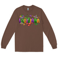 Chestnut mardi gras louisiana Long Sleeve Tee - MaliasSmallBusiness
