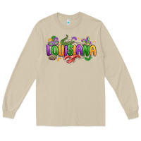 Mushroom mardi gras louisiana Long Sleeve Tee - MaliasSmallBusiness