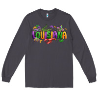 Smoke mardi gras louisiana Long Sleeve Tee - MaliasSmallBusiness