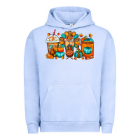 Pigment Grape Ice Thanksgiving Coffee Cups Urban Hoodie - FaDigitalArtStudio