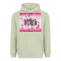 Matcha I am a survivor Heavyweight Hoodie - NancyCooperArtShop