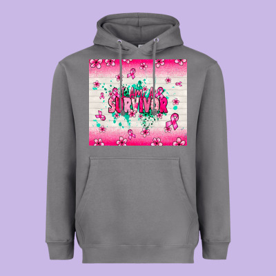 I Am A Survivor Heavyweight Hoodie Designed By Nancycooperartshop