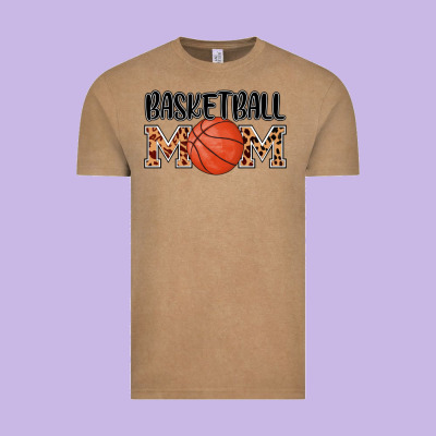 Basketball Mom Vintage Tee Designed By Adodesignshop