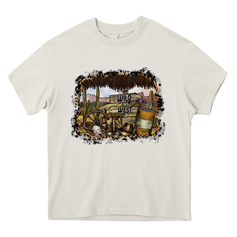 Wild West Heavy Core Tee by SublimationCraftShop | Teevron
