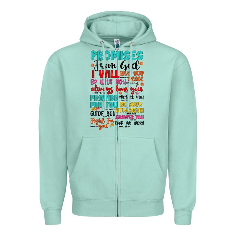 Promises From God Zipper Hoodie by Artiststas | Teevron