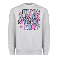 Heather Grey in my nursing student era Heavyweight Sweatshirt - MaliasSmallBusiness