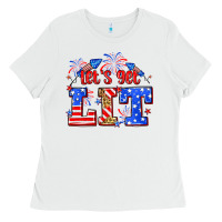 White Let's get lit 4th of July Ladies Tee - Neo Western