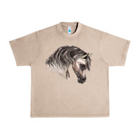 French Oak Arabian Horse Urban Heavy Tee - LillyAllenDesigns