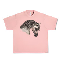Salmon Arabian Horse Urban Heavy Tee - LillyAllenDesigns