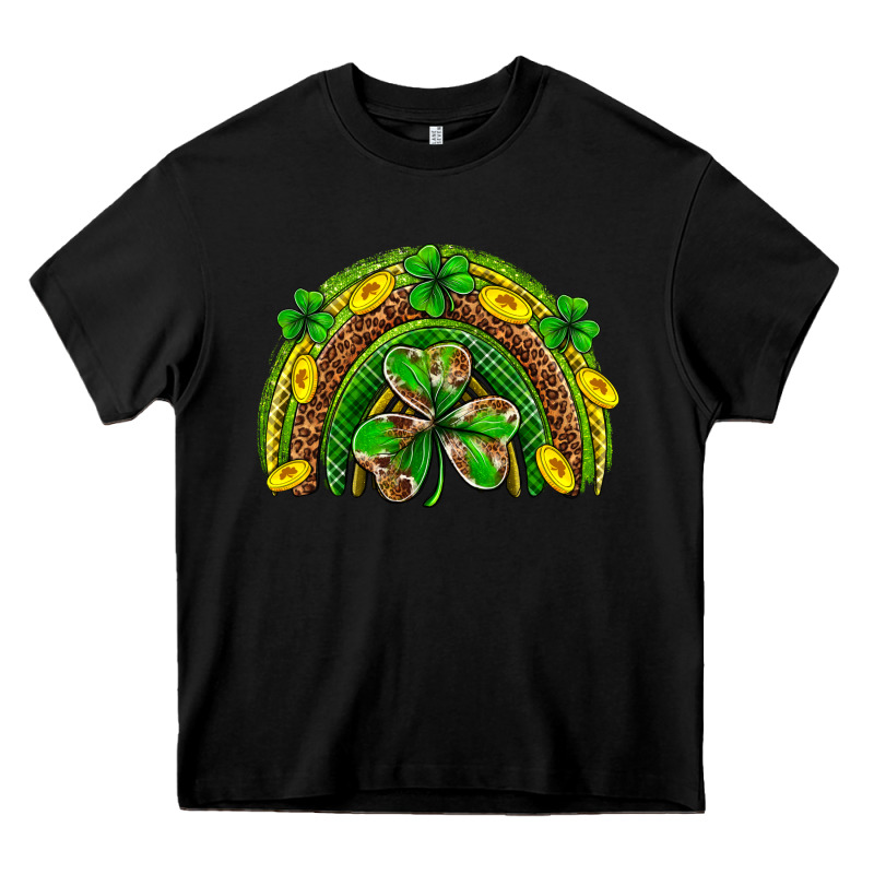 St. Patrick's Day Rainbow Heavy Core Tee by Neo Western | Teevron