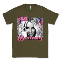 Army Green free britney Classic Tee - AdoDesignShop