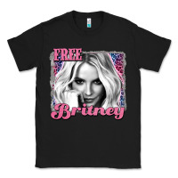 Black free britney Classic Tee - AdoDesignShop
