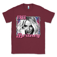 Burgundy free britney Classic Tee - AdoDesignShop