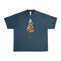 Midnight Navy bluered lollipop Urban Heavy Tee - AdoDesignShop