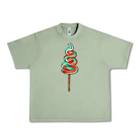 Oil Green bluered lollipop Urban Heavy Tee - AdoDesignShop