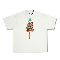 Pistachio bluered lollipop Urban Heavy Tee - AdoDesignShop