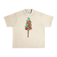 Sandshell bluered lollipop Urban Heavy Tee - AdoDesignShop