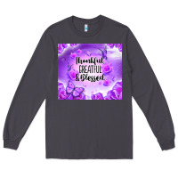 Smoke thankful greatful blessed Long Sleeve Tee - NancyCooperArtShop