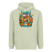 Matcha Thankful Blessed Heavyweight Hoodie - texasbilliewilder