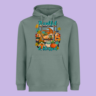 Thankful Blessed Heavyweight Hoodie Designed By Texasbilliewilder