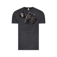 Vintage Black Sloth Bear Vintage Tee - LillyAllenDesigns