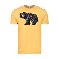 Vintage Mustard Sloth Bear Vintage Tee - LillyAllenDesigns