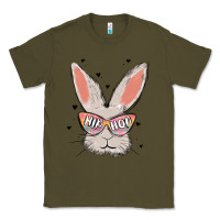 Army Green hip hop Classic Tee - MaliasSmallBusiness