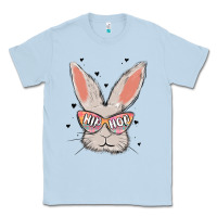 Dusty Blue hip hop Classic Tee - MaliasSmallBusiness
