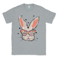 Heather Grey hip hop Classic Tee - MaliasSmallBusiness