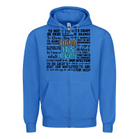 True Royal mama it s okay Zipper Hoodie - Artiststas