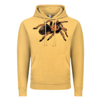 Vintage Mustard Mexican Red Knee Tarantula Vintage Hoodie - LillyAllenDesigns