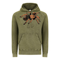 Vintage Olive Mexican Red Knee Tarantula Vintage Hoodie - LillyAllenDesigns