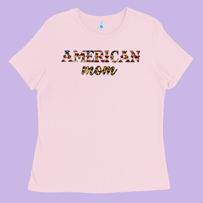 American Mom Ladies Tee Designed By Jahusdesignshop