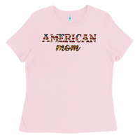 Bubblegum Pink American mom Ladies Tee - JahusDesignShop