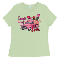 Matcha loads of love valentine's day farm truck Ladies Tee - FaDigitalArtStudio
