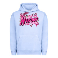 Pigment Grape Ice Not all heroes wear capes Cancer Awareness Urban Hoodie - FaDigitalArtStudio